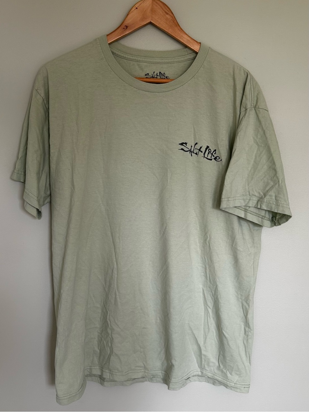 Salt Life Live Salty Since 2003 Men’s Green T-Shirt Size Large